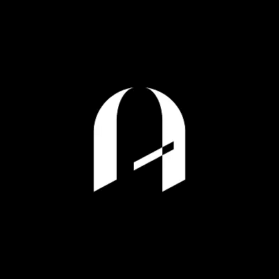 arc logomark white