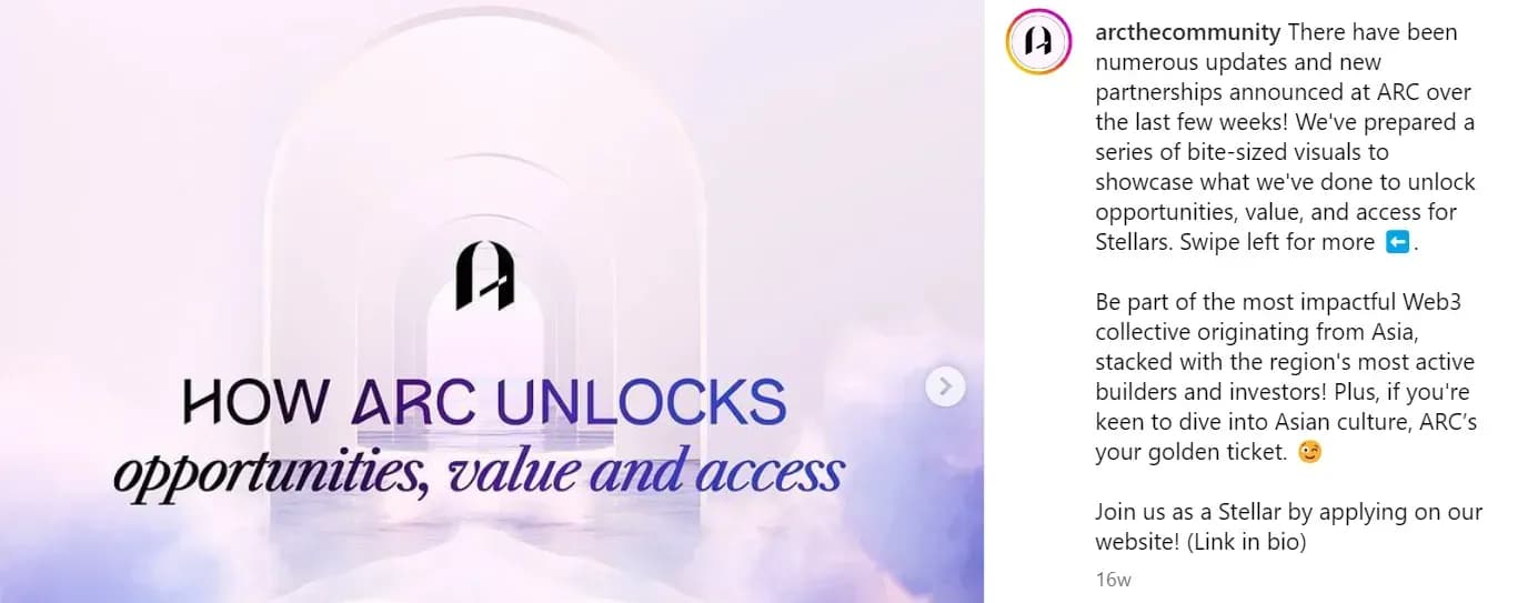 The Art of Building Web3 IP and communities - arc ss